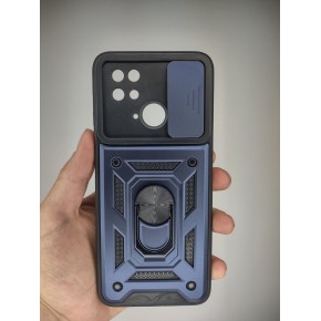 Бронь-чехол Ring Serge Armor ShutCam Case Xiaomi Redmi Note 10C (Синий)