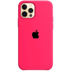 Силикон Original Case Apple iPhone 12 / 12 Pro (31) Barbie Pink