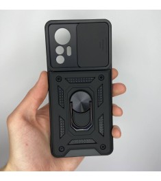 Бронь-чехол Ring Serge Armor ShutCam Case Xiaomi 12 Lite (Чёрный)