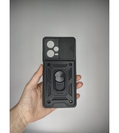 Бронь-чехол Ring Serge Armor ShutCam Case Xiaomi Redmi Note 12 Pro Plus 5G (Чёрн..