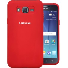 Силиконовый чехол Original Case Samsung Galaxy J7 (2015) J700 (Красный)