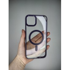 Чехол Crystal Guard with MagSafe Apple iPhone 14 Plus (Purple)