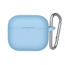 Чехол для наушников Blueo Liquid Silicone Apple AirPods 3 (53) Sky Blue