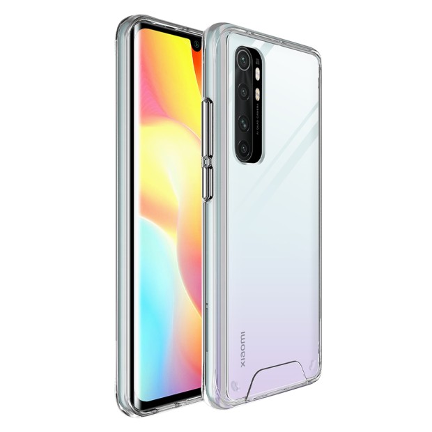 Силикон Spase Case Xiaomi Mi Note 10 / Note 10 Pro (Прозрачный)