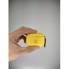 Футляр для наушников Slim Case Logo Apple AirPods Pro (Yellow)