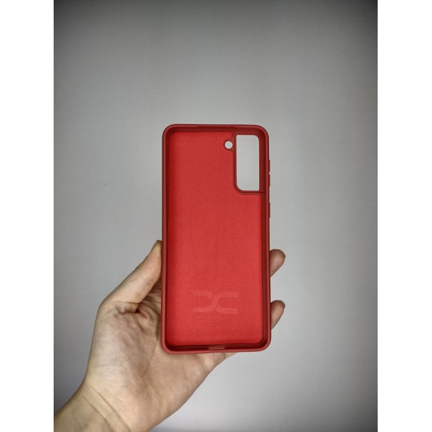 Силикон Original 360 Case Samsung Galaxy S21 Plus (Клубничный)