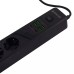 Сетевой удлинитель Proove Power Strip P-04 (4розетки + 4USB + 2Type-C) (2m) (Чёрный)