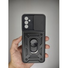Бронь-чехол Ring Serge Armor ShutCam Case Samsung Galaxy M13 / M23 (Чёрный)