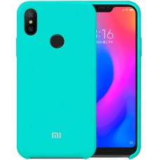 Силиконовый чехол Original Case Xiaomi Redmi 6 Pro / Mi A2 Lite (Бирюзовый)