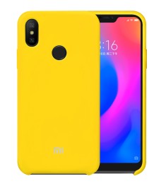 Силиконовый чехол Original Case Xiaomi Redmi 6 Pro / Mi A2 Lite (Жёлтый)