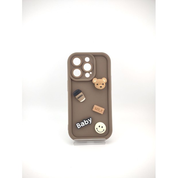 Чехол Pretty Things Case Apple iPhone 14 Pro (Brown/Bear)