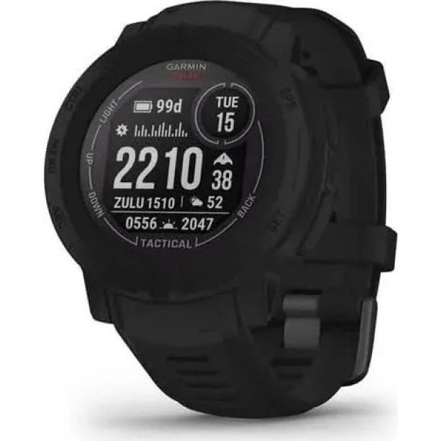 Смарт-часы Garmin Instinct 2 Solar (Tactical Black)