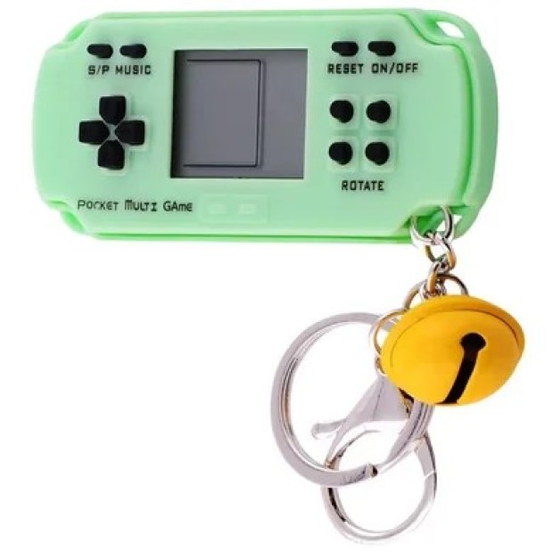 Портативная игровая консоль Keychain Tetris 23 Games (Green)