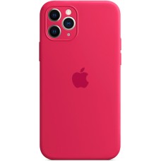 Силикон Original RoundCam Case Apple iPhone 11 Pro Max (04)Rose red