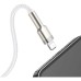 USB-кабель Baseus Metal Data 20W (1m) (Type-C to Lightning) (Белый) CATLJK-A02
