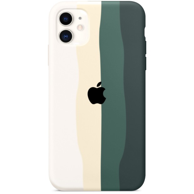 Силикон Rainbow Case Apple iPhone 11 (Green)