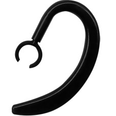 Дужка заушная силиконово-пластиковая для Bluetooth-гарнитуры (10мм) (Чёрная)
