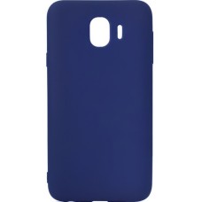 Силиконовый чехол iNavi Color Samsung Galaxy J4 (2018) J400 (тёмно-синий)