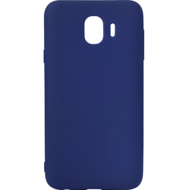 Чехол Силикон iNavi Color для Samsung Galaxy J4 (2018) J400 (тёмно-синий)