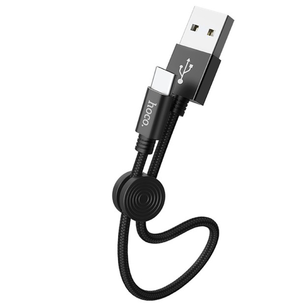 USB-кабель Hoco X35 Premium Charging 25cm (Type-C) (Чёрный)