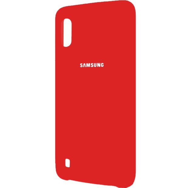Силиконовый чехол Original Case Samsung Galaxy M10 (Красный)