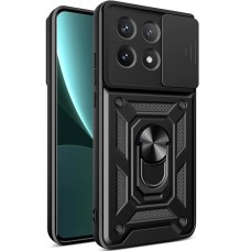 Бронь-чехол Ring Serge Armor ShutCam Case Xiaomi Poco X6 / Note 13 Pro 5G (Чёрный)