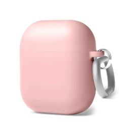 Чехол для наушников Full Silicone Case with Microfiber Apple AirPods (14) Pink