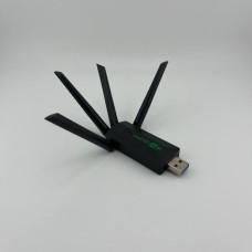 Двухдиапазонный Wi-Fi USB-адаптер 1200MBps 2.4ГГц 5ГГц USB 3.0 (Чёрный)