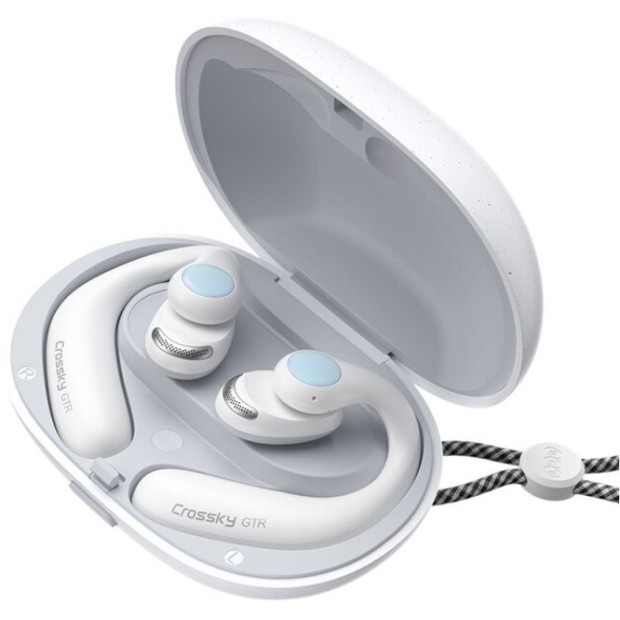 Беспроводные наушники-гарнитура заушные спортивные QCY T15 (White)