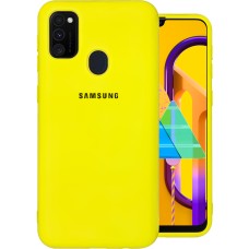 Силикон Original Case (HQ) Samsung Galaxy M30s (2019) (Желтый)