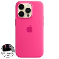 Силикон Original Round Case Apple iPhone 14 Pro (60) Fuchsia