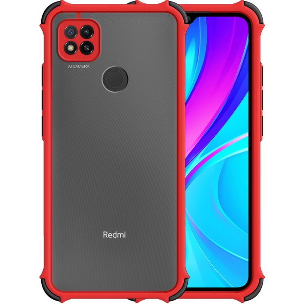 Чехол Armor Frame Xiaomi Redmi 9C (Красный)