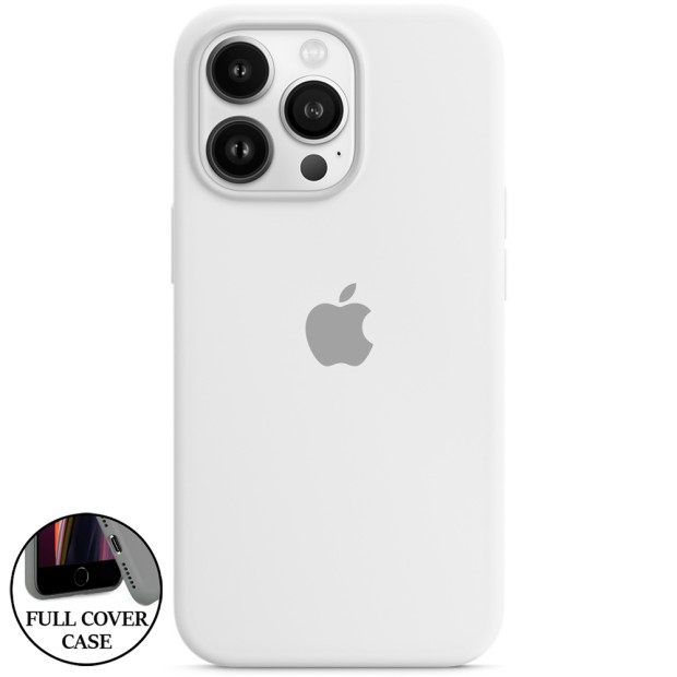 Силикон Original Round Case Apple iPhone 13 Pro (06) White