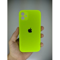 Силикон Original Square RoundCam Case Apple iPhone 11 (27) Grass Green