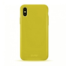 Силиконовый чехол Pump Acid Apple iPhone X / XS (жёлтый)