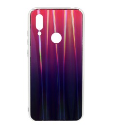 Накладка Gradient Glass Case Xiaomi Redmi Note 7 (Фиолетовый)