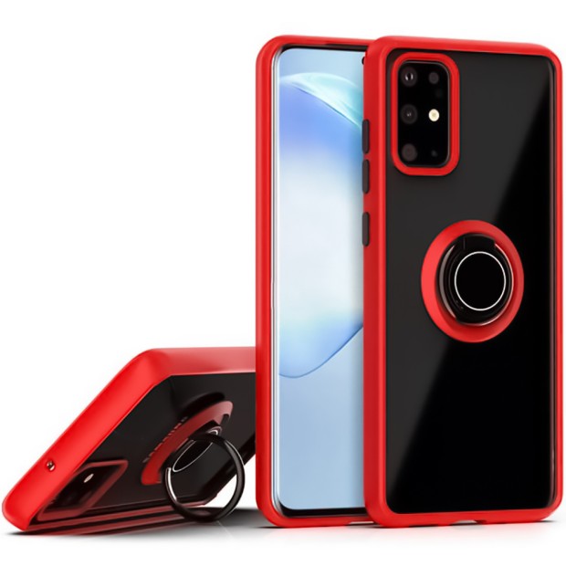 Накладка Totu Ring Armor Case Samsung Galaxy S20 Plus (2020) (Красный)