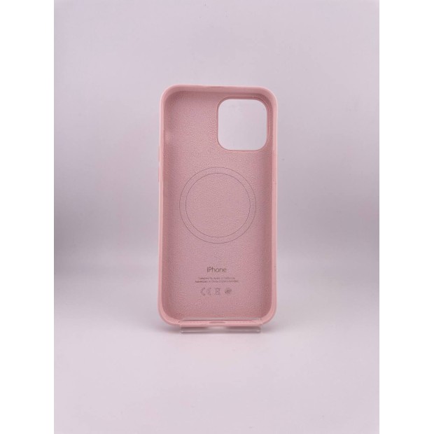 Чехол Silicone Case with MagSafe Apple iPhone 13 Pro Max (Chalk Pink)