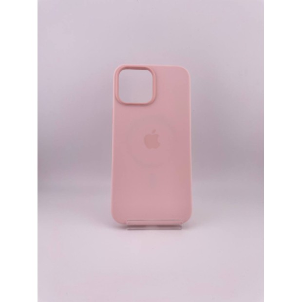 Чехол Silicone Case with MagSafe Apple iPhone 13 Pro Max (Chalk Pink)