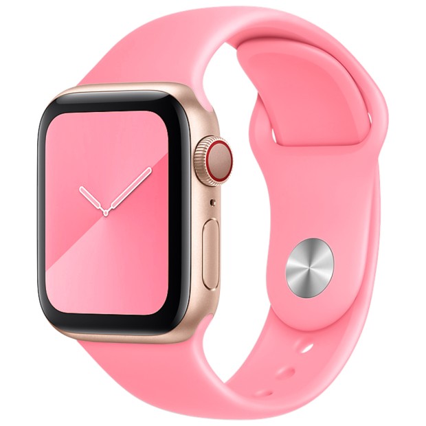 Ремешок Apple Watch Silicone 42 / 44mm (36) Candy Pink