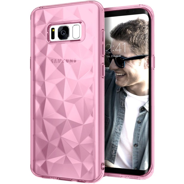 Силиконовый чехол Prism Case Samsung Galaxy S8 (розовый)