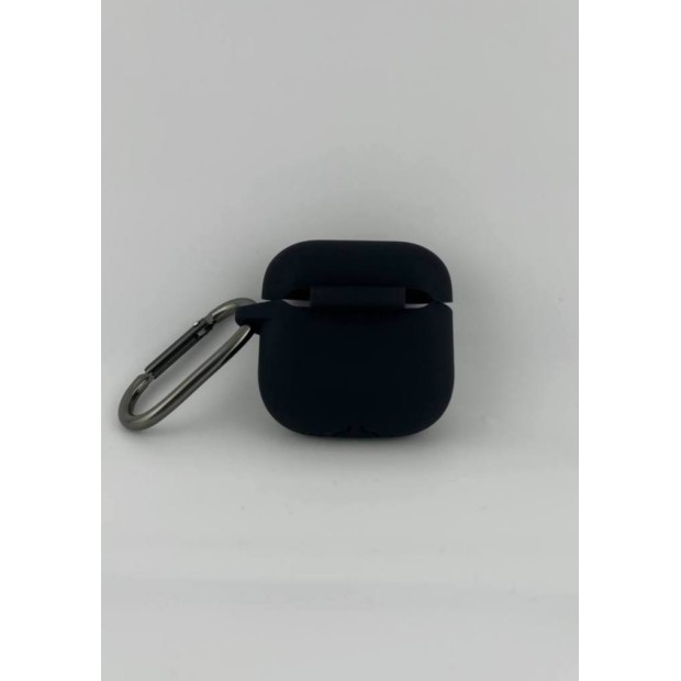 Чехол для наушников Full Silicone Case Apple AirPods 4 (07) Black