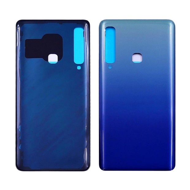 Заднее стекло корпуса для Samsung A920F Galaxy A9 Lemonade Blue зелёно-синее