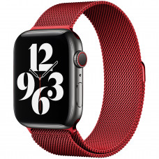 Ремешок Milanese Loop Apple Watch 38 / 40 mm (Red)