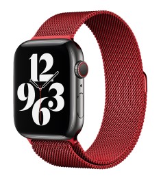 Ремешок Milanese Loop Apple Watch 38 / 40 mm (Red)