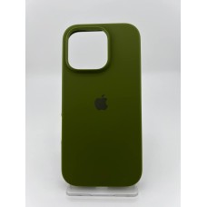 Силикон Original Round Case Apple iPhone 16 Pro (46) Deep Green