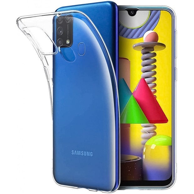 Силикон WS Samsung Galaxy M31S (2020) (прозрачный)