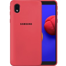 Силикон Original Case Samsung Galaxy A01 Core (Клубничный)
