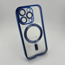 Чехол UMKU Shining with MagSafe Apple iPhone 15 Pro (Dark Blue)