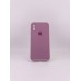 Силикон Original Square RoundCam Case Apple iPhone X / XS (01) Bilberry